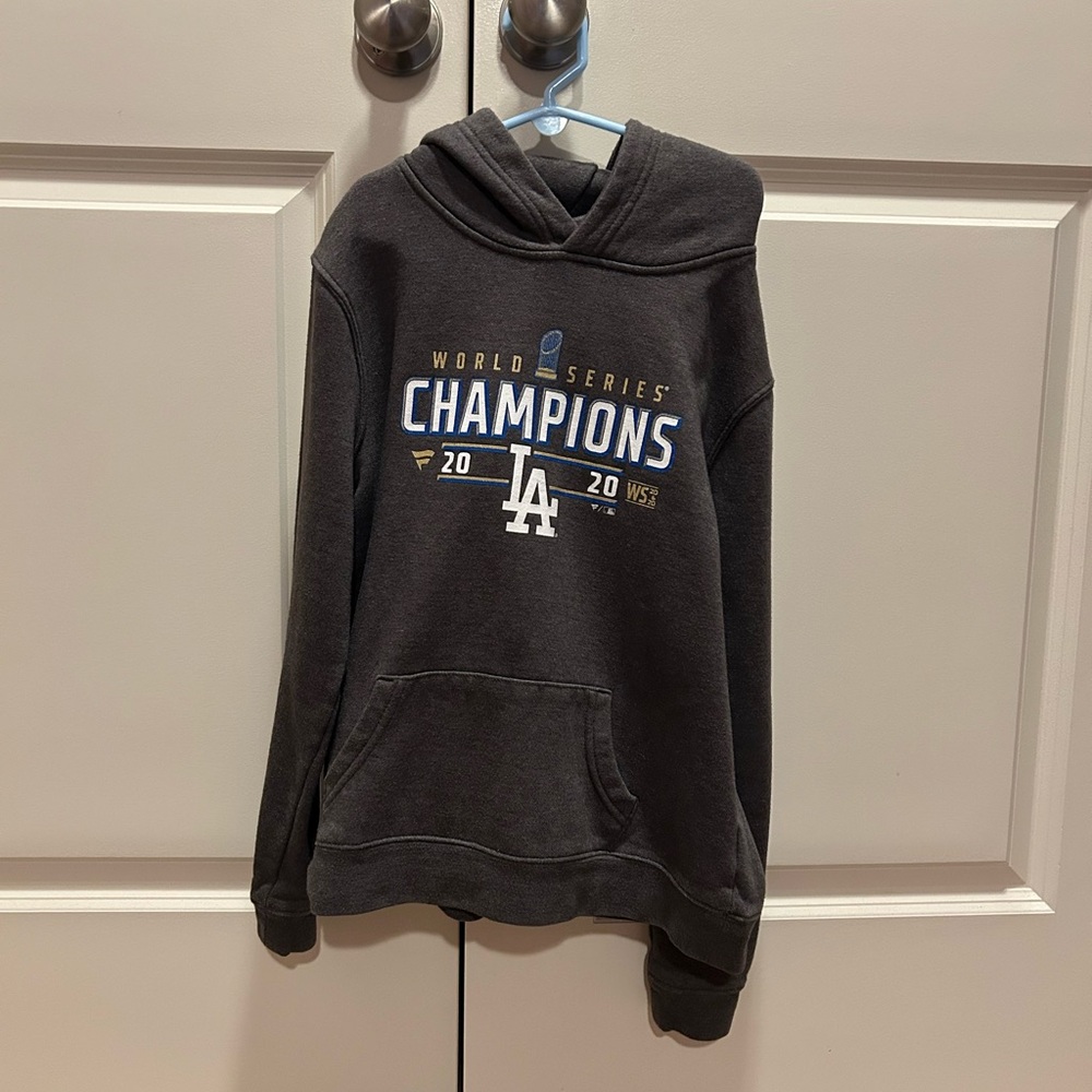 Fanatics LA Dodgers 2020 World Series Champs Hooded Sweatshirt